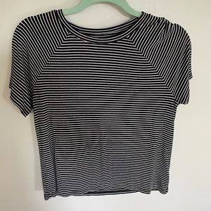 Striped Loose Crop Top